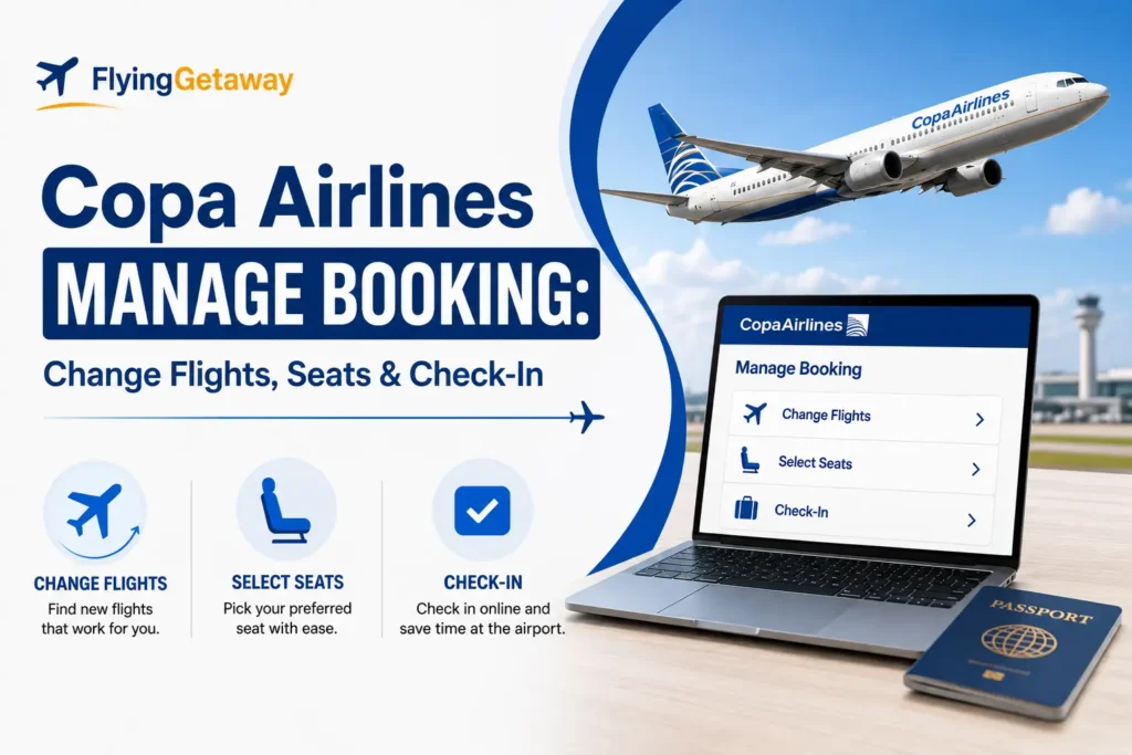 Copa Airlines manage booking