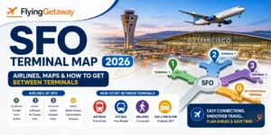 SFO terminal map