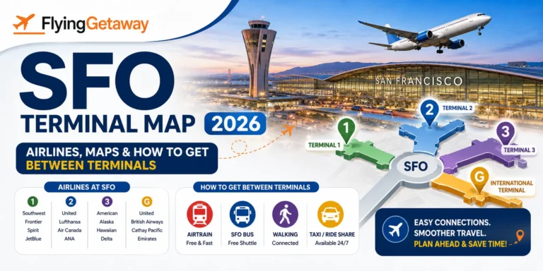 SFO terminal map