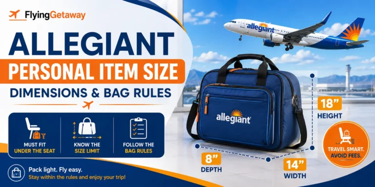 Allegiant Personal Item Size