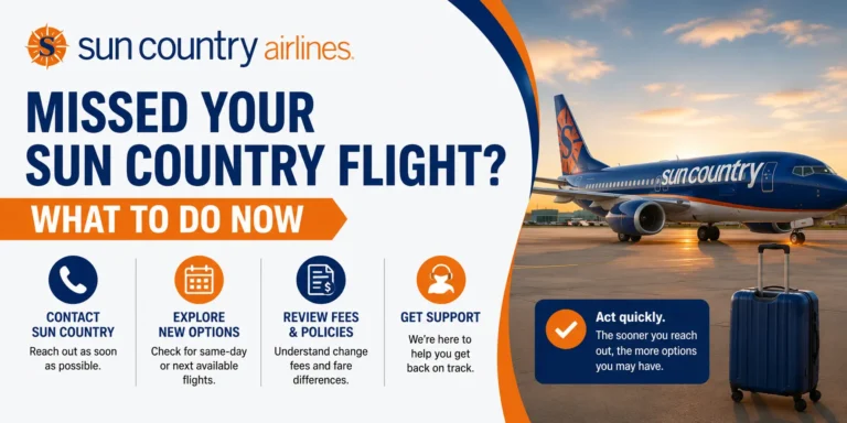Sun Country missed flight