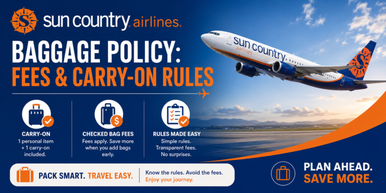 Sun Country Airlines Baggage Policy
