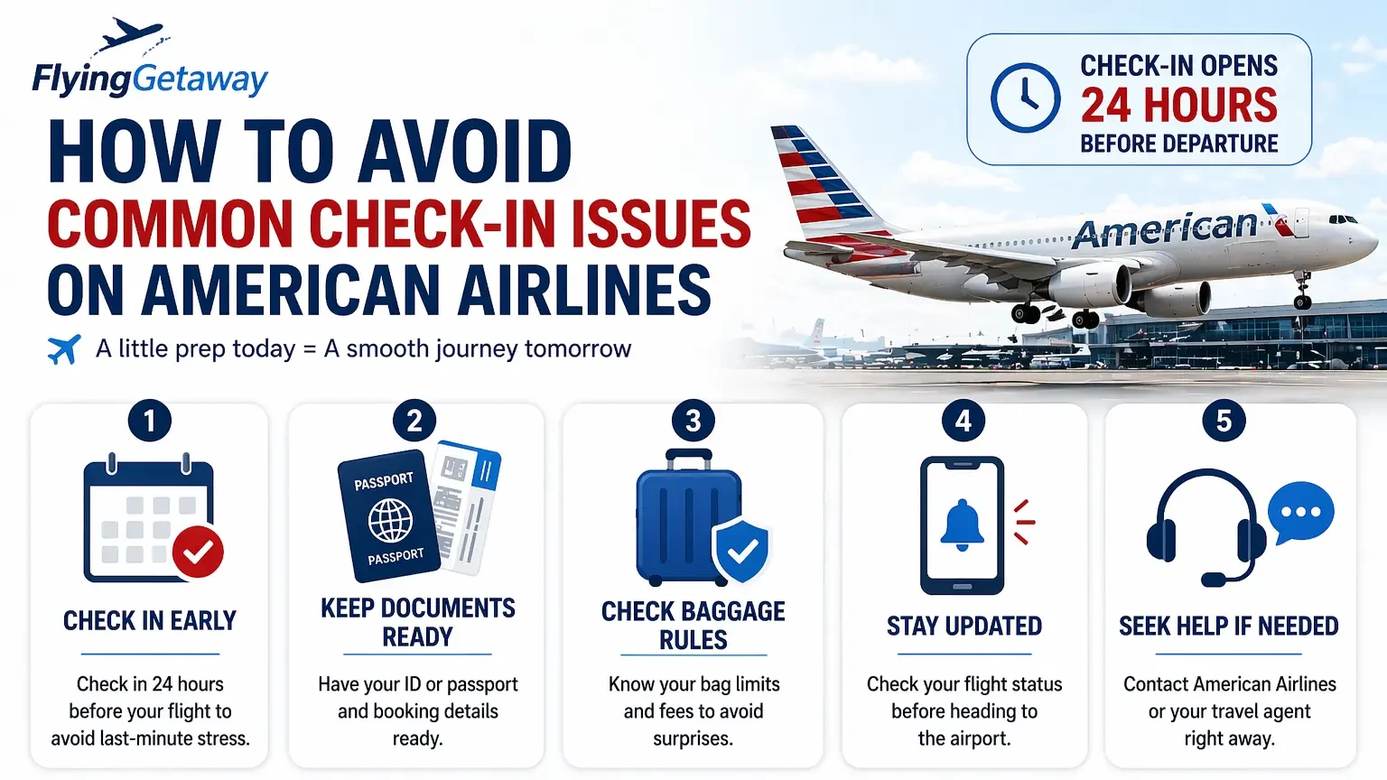 American Airlines check-in