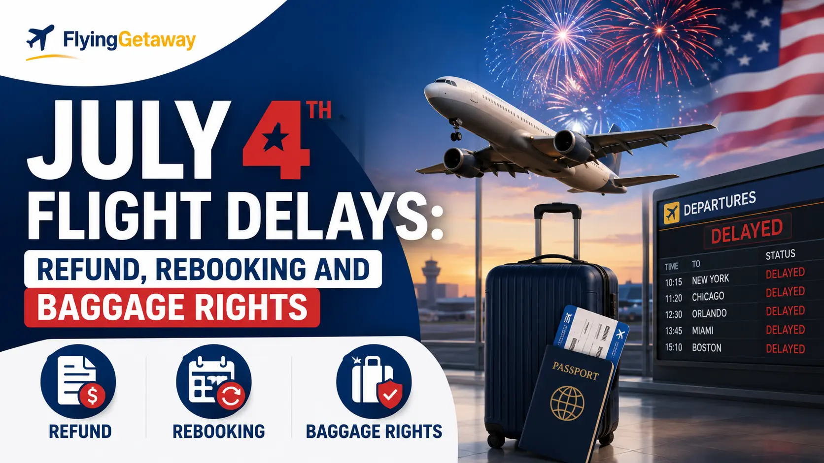 July 4 flight delays