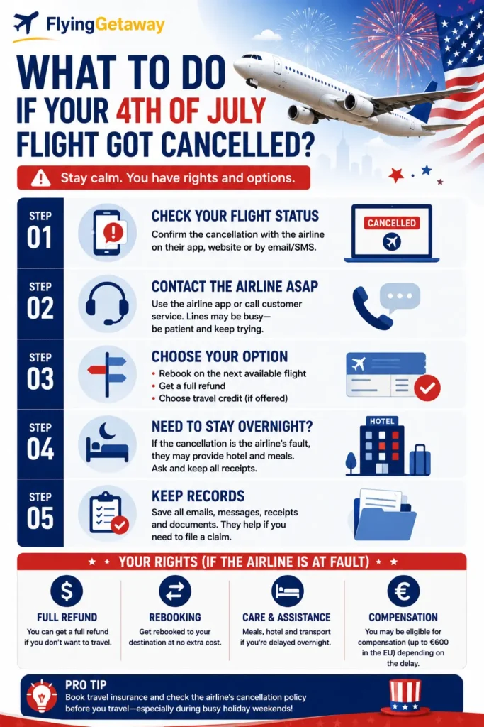  July 4 flight delays