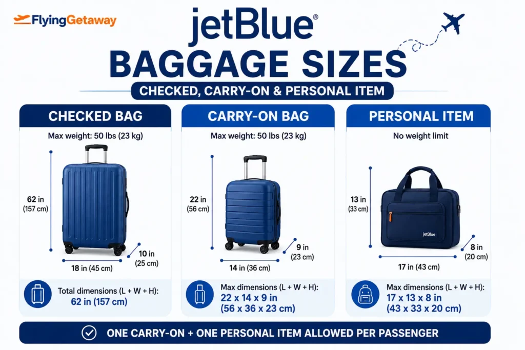JetBlue baggage policy