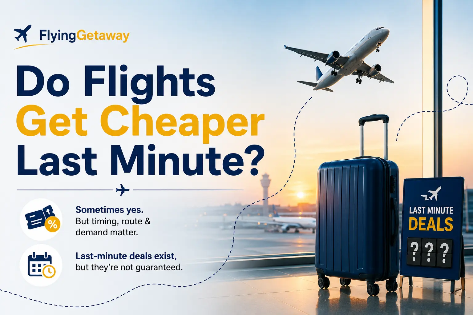 do flights get cheaper last minute