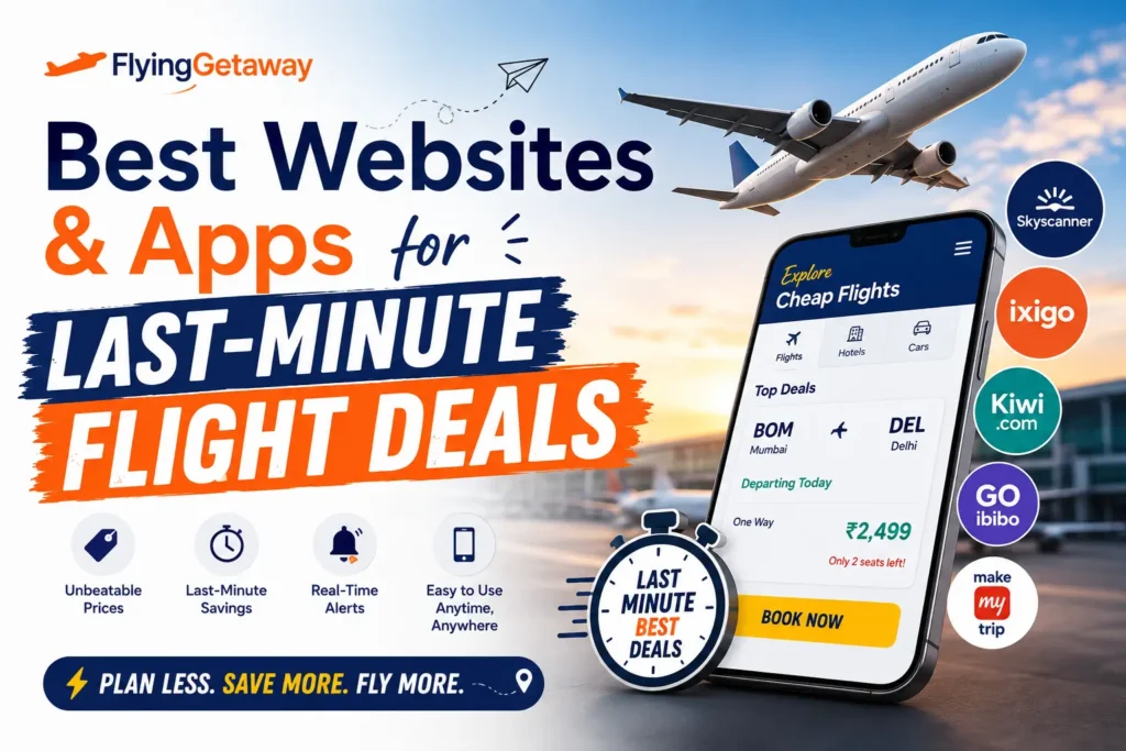 best websites and apps for last-minute flight deals