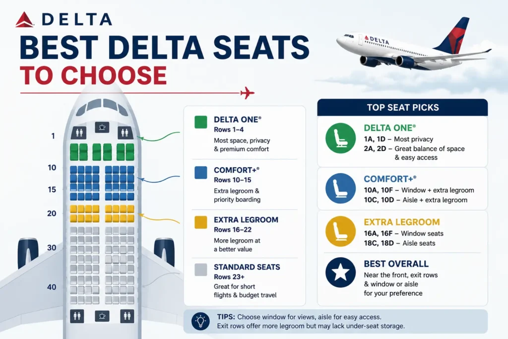 Delta seat selection