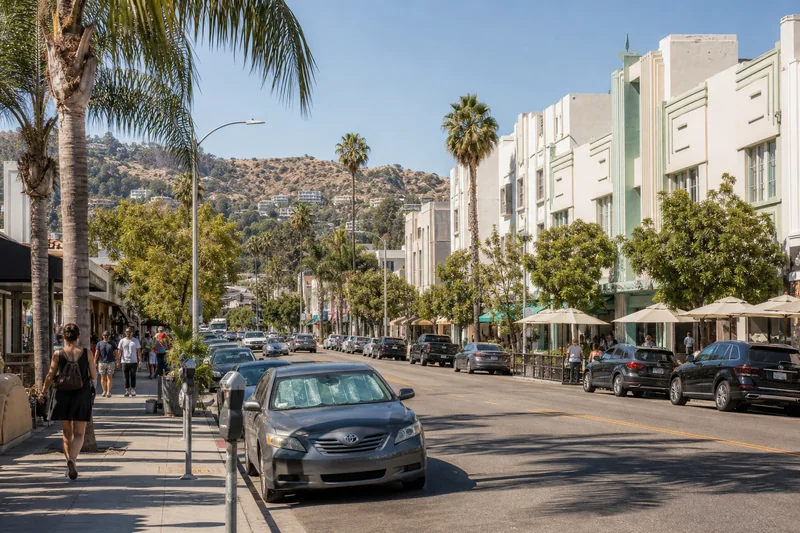 Hollywood & West Hollywood neighbourhood atmosphere in Los Angeles