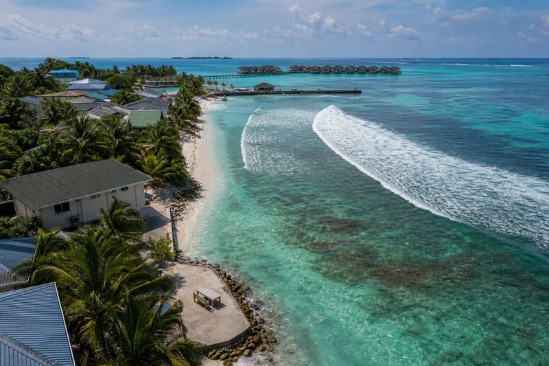 South Malé Atoll neighbourhood atmosphere in Maldives