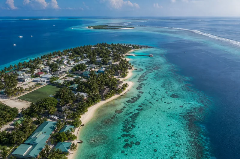 Ari Atoll neighbourhood atmosphere in Maldives