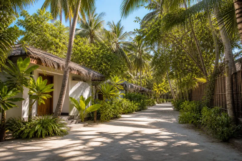 Baa Atoll neighbourhood atmosphere in Maldives