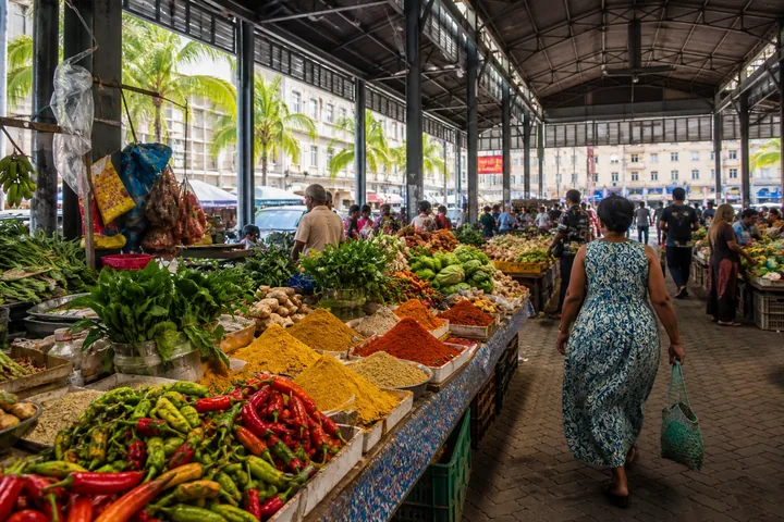 Mauritian Food and Market Route experience in Mauritius