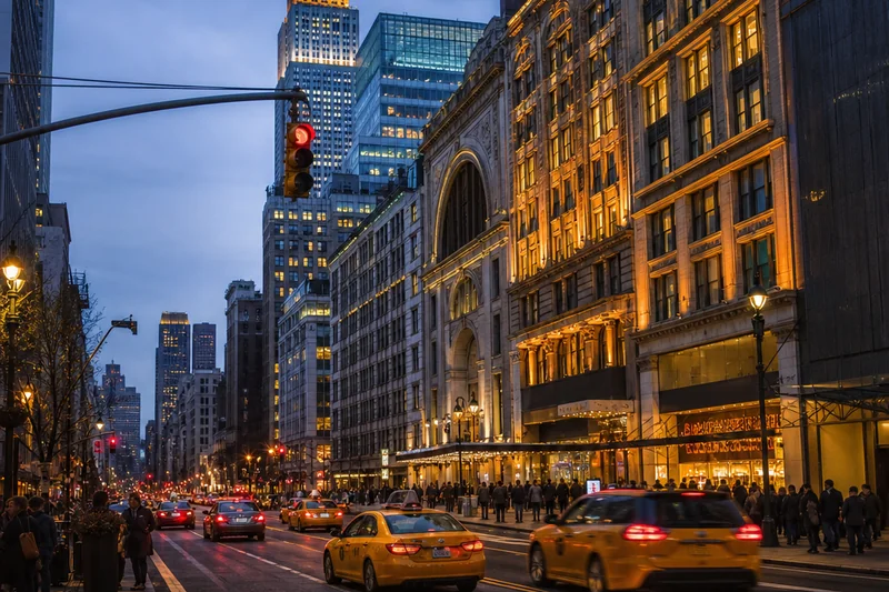 Midtown & Times Square neighbourhood atmosphere in New York