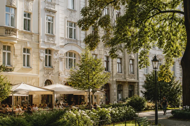 Vinohrady & Žižkov neighbourhood atmosphere in Prague