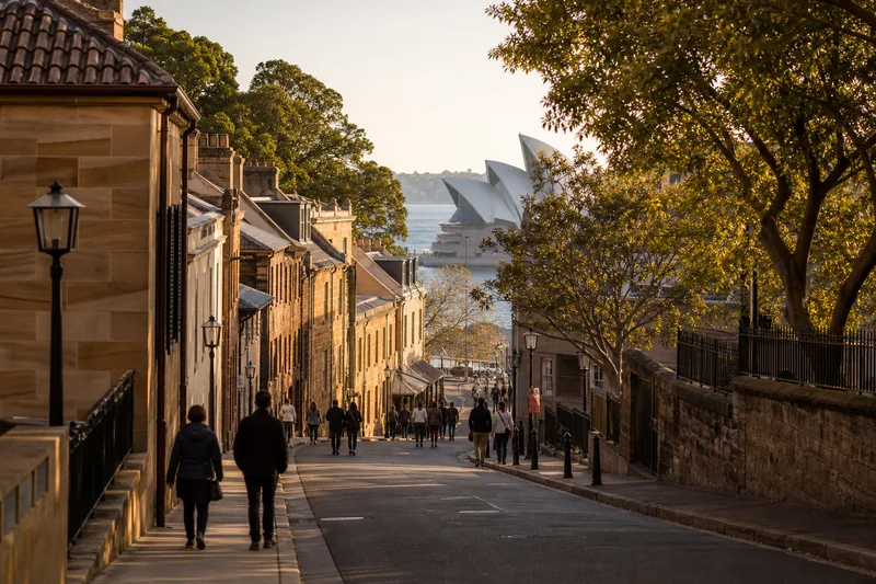 Circular Quay & The Rocks neighbourhood atmosphere in Sydney