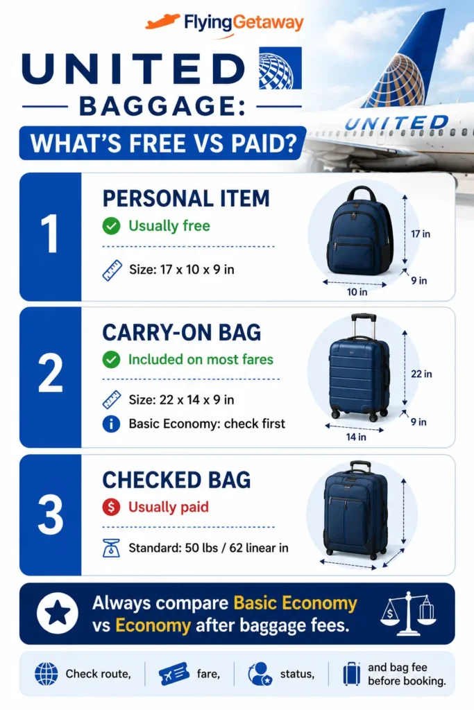 United Airlines baggage policy
