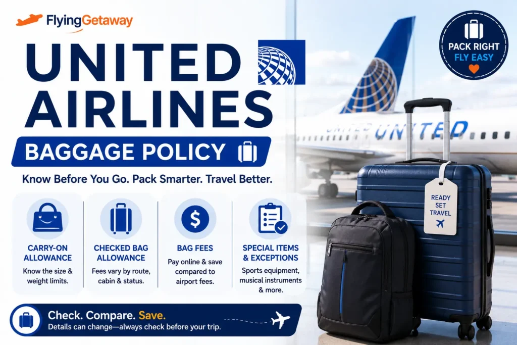 United Airlines baggage policy