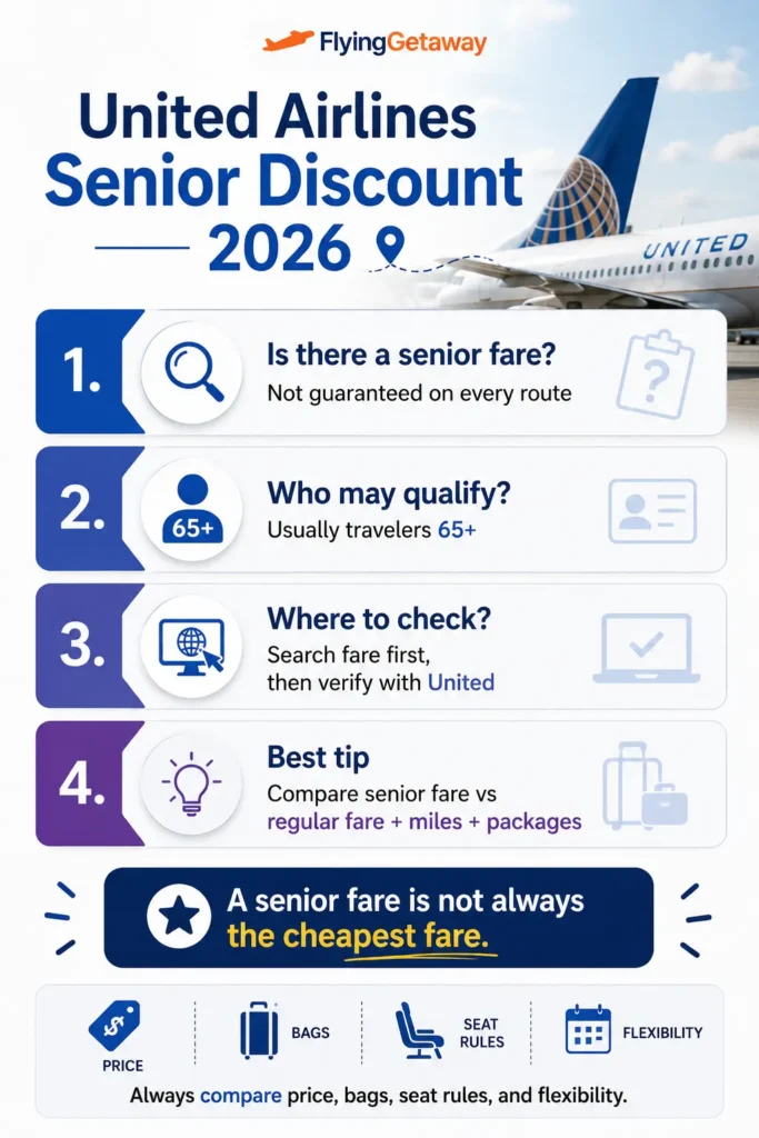 United Airlines senior discount