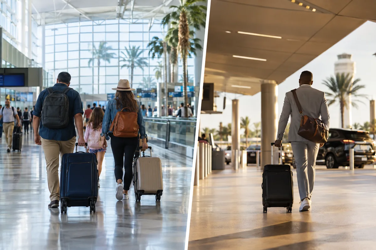 Airport scene representing Orlando arrival airport options for travelers